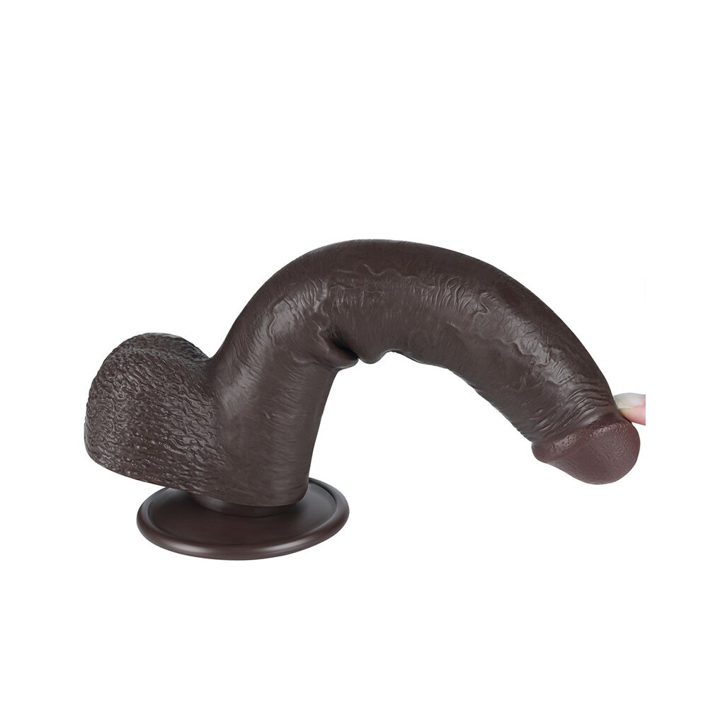 lovetoy-sliding-skin-dildo-realistisch-schwarz-22-cm~3 LoveToy Sliding Skin Dildo Black